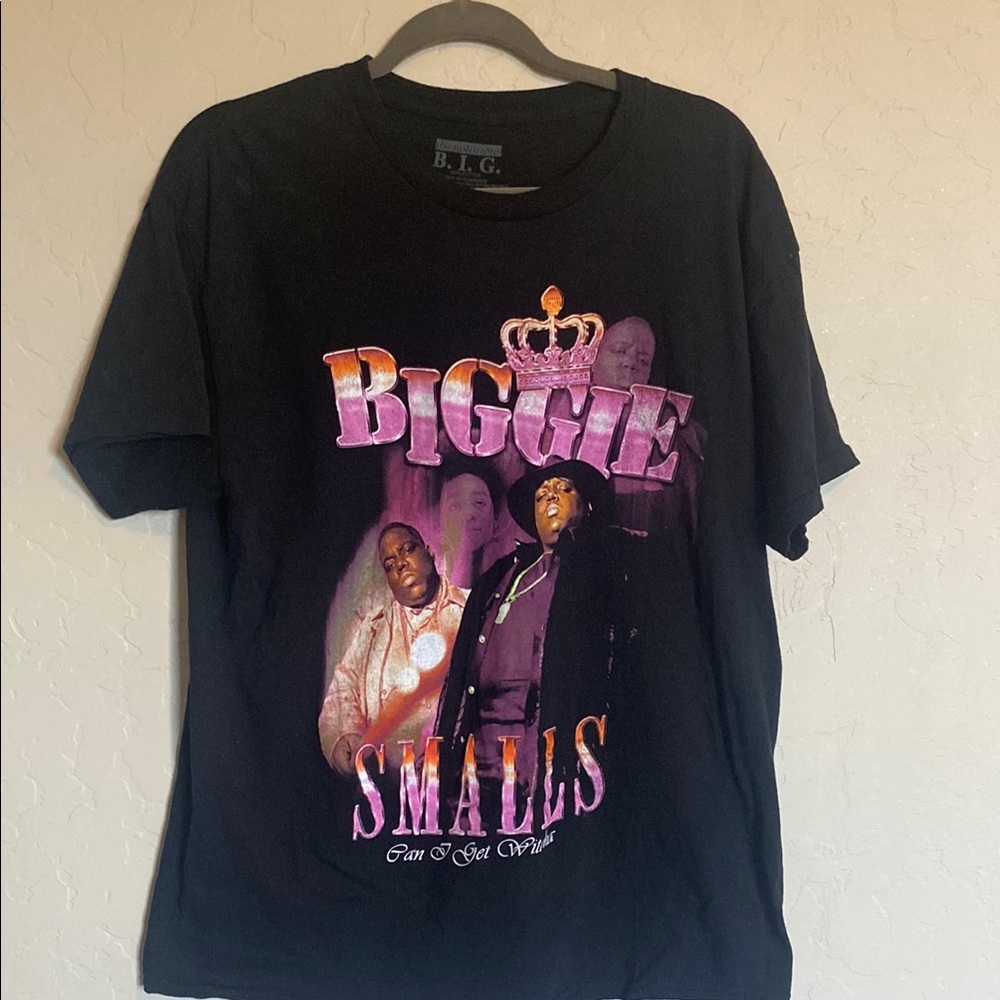 Black Biggie Smalls Graphic T-Shirt